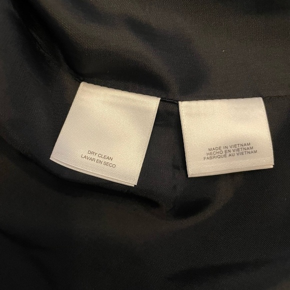 Anne Klein Womens Jacquard Coat - Size 8 Blue Purple - Picture 7 of 7